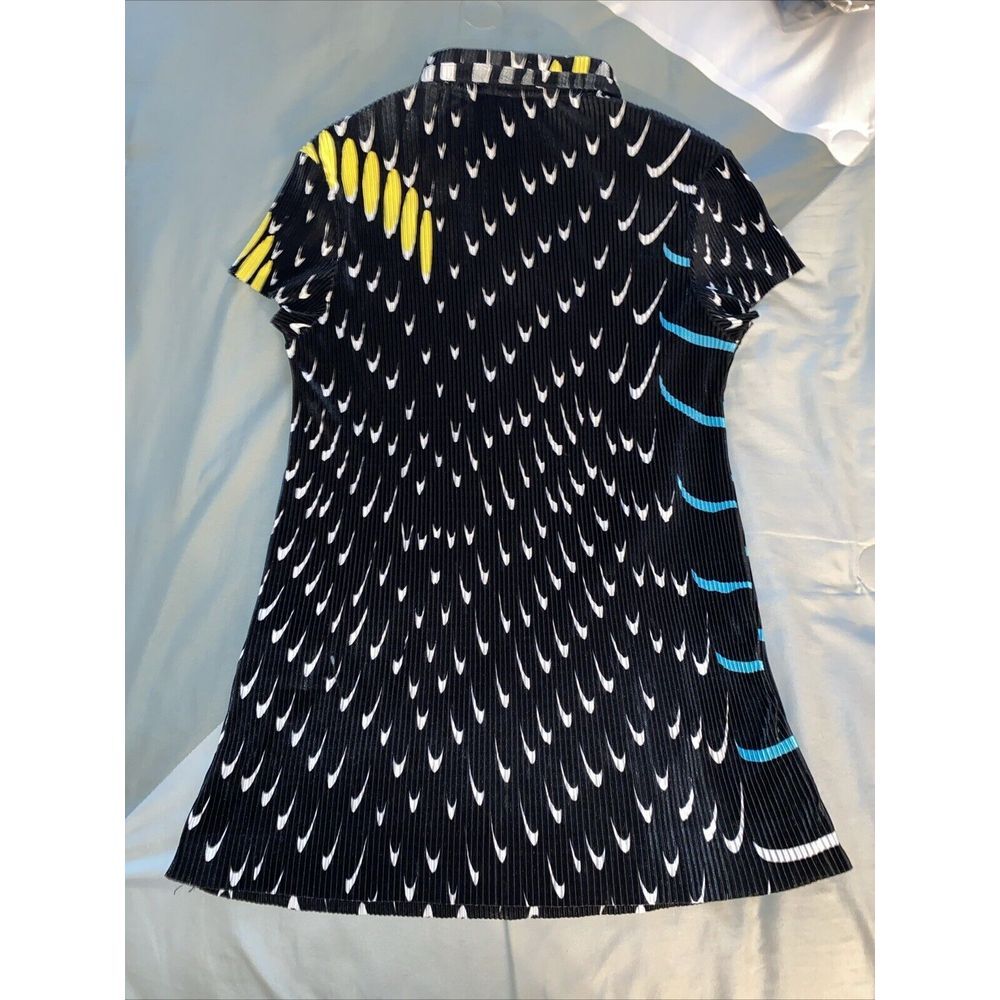 JAMIE SADOCK Womens Black Abstract Golf Top 1/4 Zip‎ Size XS - Picture 4 of 5